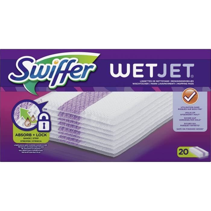 Vicloon Lingettes Reutilisable pour Swiffer WetJet,3pcs Mop Remplacement  pour Swiffer WetJet Spray Balais Lavables en Microfibre pour Nettoyage des  Sols : : Cuisine et Maison