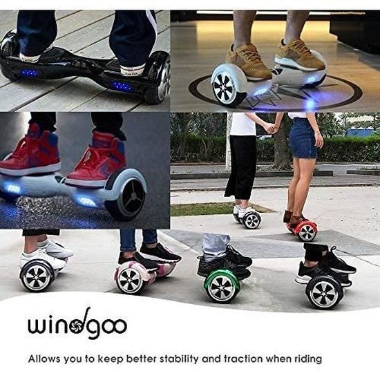 Windgoo Hoverboard 6.5 Pouces Overboard Électrique 500W Auto-Équilibrage  Tout Terrain Board pour Enfants et Adultes - Cdiscount Auto