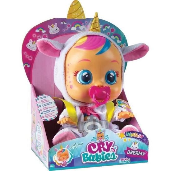 Poupon Fantaisie Licorne Cry Babies Cdiscount Jeux Jouets