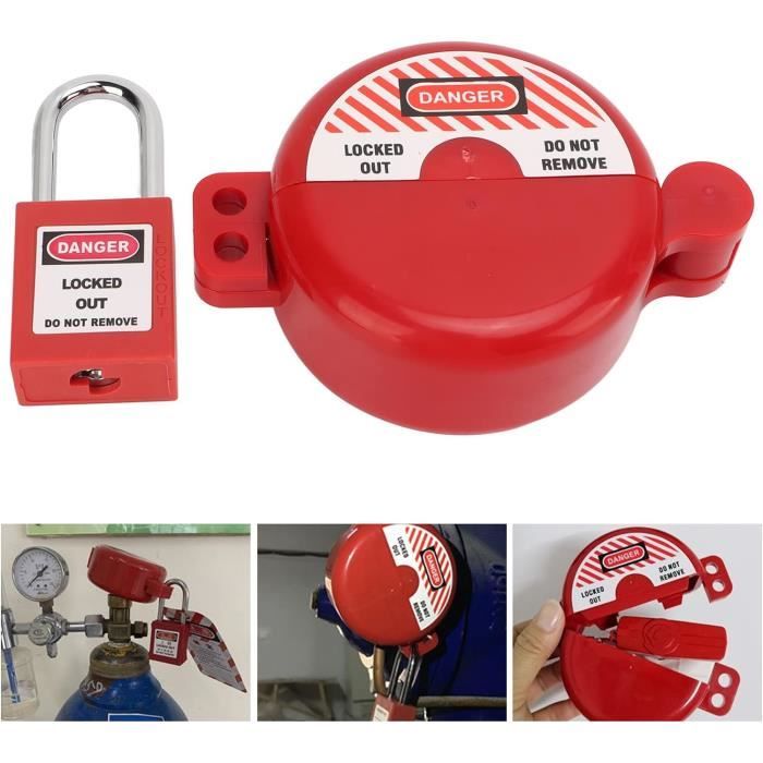 Lockout Tagout Valve Lock, Gate Valve Lockout Avec Cadenas De Sécurité ...