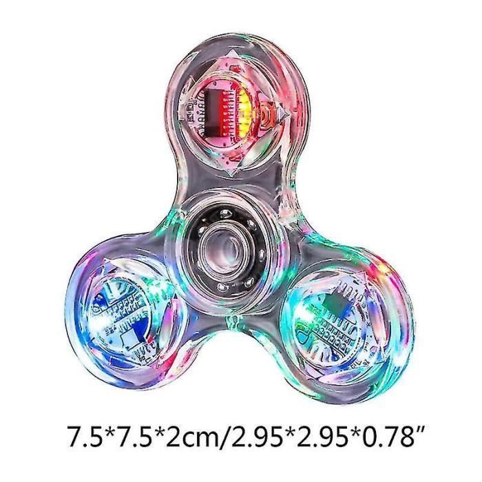 Hand spinner Led Light Fidget Spinner Hand Top Spinner Edc Spiner Finger Stress Relief Toys Kids Adult Toy vert C26041 Cdiscount Jeux Jouets