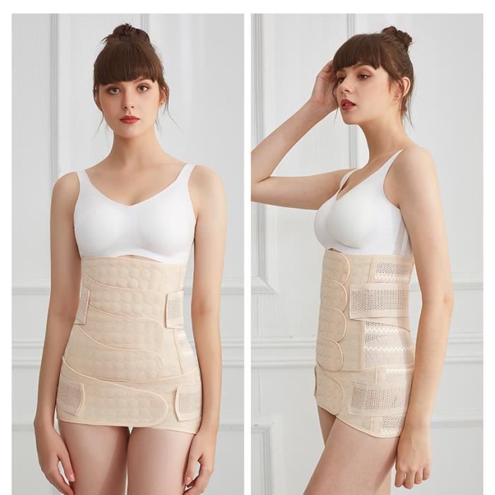 Post-Partum Ceinture élastique Ceinture Post Accouchement，Femmes Ceinture  Ventre Apres Grossesse/Ceinture de Bassin/Bande de Ceinture Skin tone,XXL :  : Mode