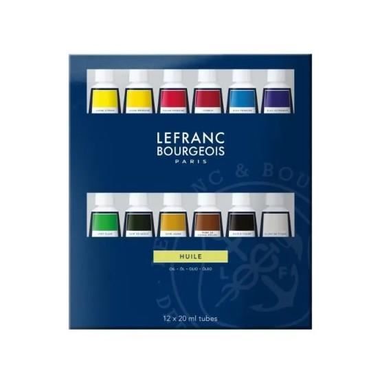 Coffret Peinture à l'Huile Fine 12 Tubes x 20 ml - Lefranc Bourgeois main image 1