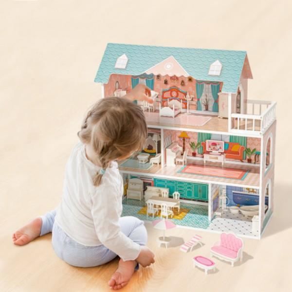 Barbie - La Maison Malibu - Maison de Poupées 6 Pièces à 2 étages - Plus de  25 accessoires - Dès 3 ans - Cdiscount Jeux - Jouets