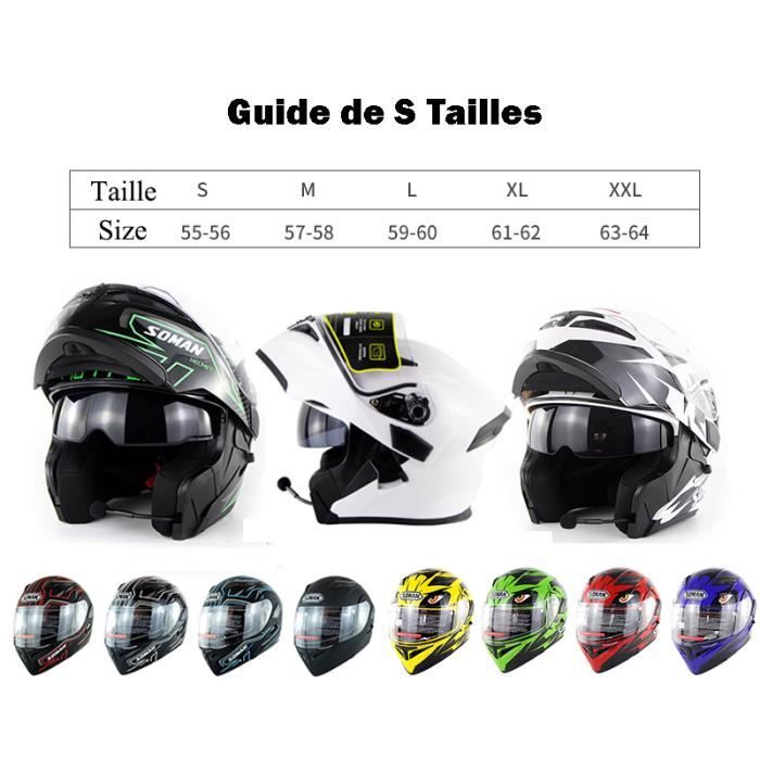 Haut-Parleur Intégré avec Microphone pour Répondre Automatiquement B,S=55~56cm Hammock Bluetooth Casque de Moto Modulable,Casque de Moto Intégral Modulable Certifié ECE pour Homme et Femme Haut-Parleur Intégré avec Microphone pour Répondre Automatiquement B,S=55~56cm Hammock Bluetooth Casque de Moto Modulable,Casque de Moto Intégral Modulable Certifié ECE pour Homme et Femme