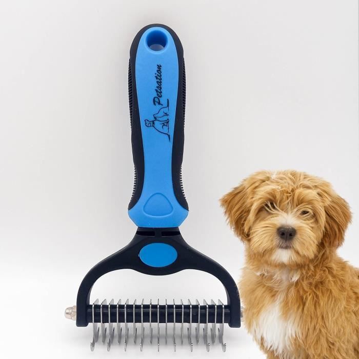 Brosse Chien Poil Long Lionto Brosse Sous-poil Large Inoxydable Pour Chiens Et Chats Brosse Chat