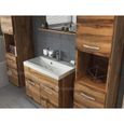 Meuble de salle de bain Montreal XL 60x35 cm - Wotan - Ensemble salle de bain + miroir + meuble colonne-2