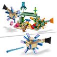 LEGO® 21180 Minecraft Le Combat Des Gardiens, Set Aventure Sous-Marine, Jouet de Construction Enfants +8 ans et Figurines Mobs-2