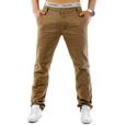 Chinos pour hommes MC Trendstr Straight Fit H1244 [US 34, Jaune moutarde]-2