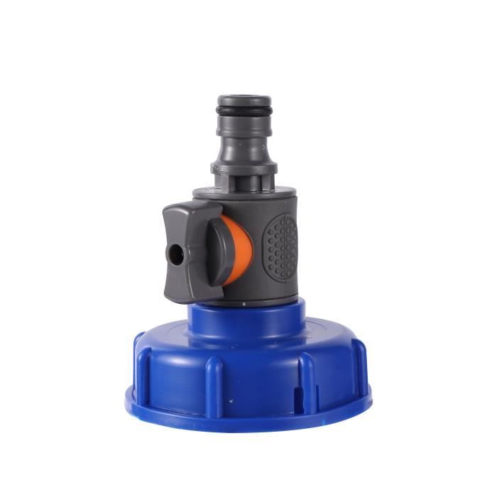 Adaptateur Robinet Vidange P6H1419 Gris 32 Mm – 2 Pièces Pour Piscine Et Évacuation Efficace