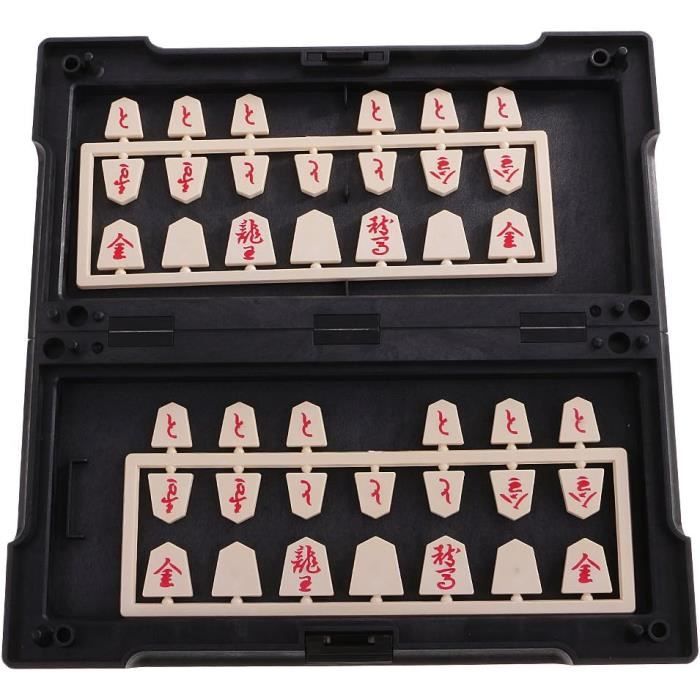 Jeu Shogi Voyage Magnétique 25cm – Pièces Japonaises – Certifié Sécurité – Stratégie