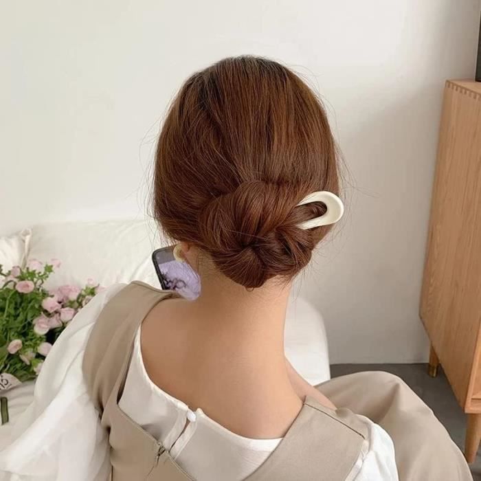 Kitsch Épingle à Cheveux Française En Métal Pour Femme - Accessoires De