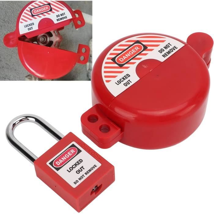 Lockout Tagout Valve Lock, Gate Valve Lockout Avec Cadenas De Sécurité ...