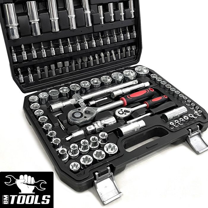 121PCS/Set jeu d'outils de réparation de voiture clé à cliquet 121PCS/Set jeu d'outils de réparation de voiture clé à cliquet