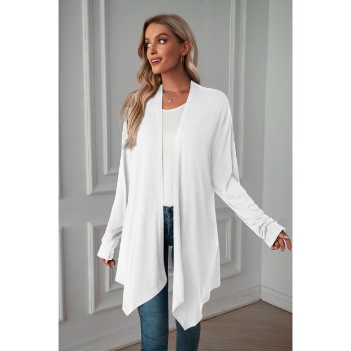 Gilet femme long ete best sale