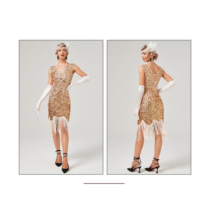 Robe année 20 charleston on sale