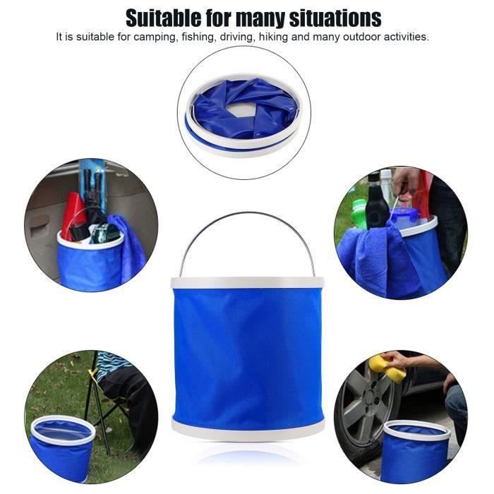 Seau De Plage Pliable 6 Pièces – Pelles En Silicone – Voyage, Pique-nique, Jeux D'eau