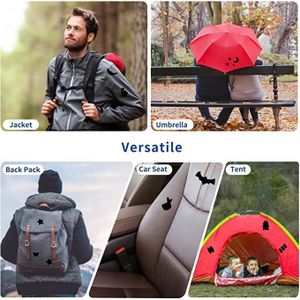 10 Feuilles De Patchs De Réparation Imperméables Auto-adhésifs – Pour Vêtements, Tentes, Parasols