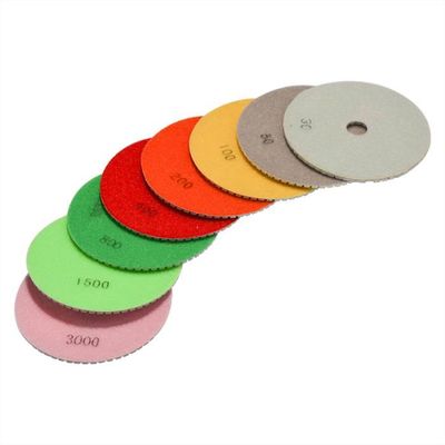 Lot De 5 Tampons De Polissage Sec Pour Granit, Pierre, Béton - Tambour De Meulage - Marque Roxx Tools