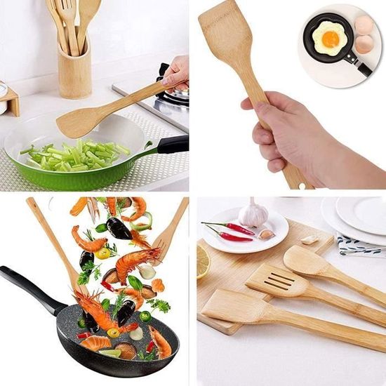 Pots et Spatules en Bambou – epices'jam