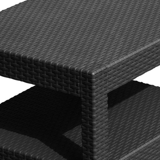 Salon De Jardin Grand Soleil Sorrento En Poly Rotin Table Basse