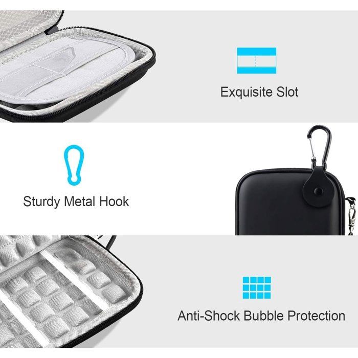 Étui De Transport étanche Pour Disque Dur Externe - Poche Portable Avec Poignée Réglable - Nylon