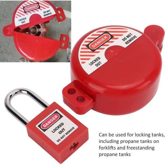 Lockout Tagout Valve Lock, Gate Valve Lockout Avec Cadenas De Sécurité ...