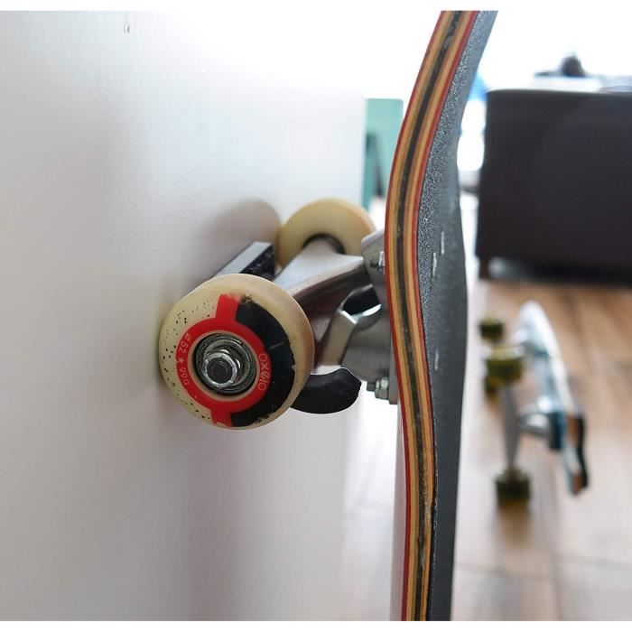4 Supports Muraux Skateboard JAZBREY - Range Skate Longboard Aluminium