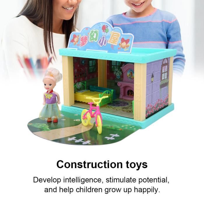 Fdit jouet de chambre de poupée Play House Toys Ensemble de jeu