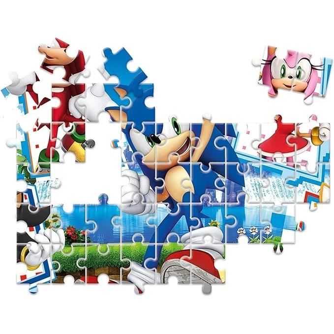 Clementoni - Edukit - Sonic - Coffret apprentissage 4 en 1 - 2 puzzles ...