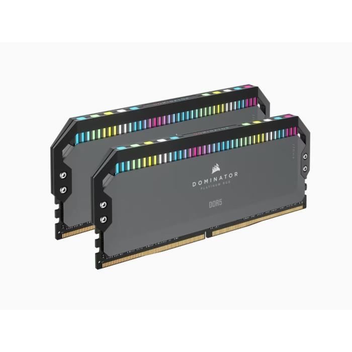 Mémoire RAM - CORSAIR - Vengeance RGB Pro DDR4 - 16GB 2x8GB DIMM - 3200 MHz  - 1.35V - Noir (CMW16GX4M2C3200C)