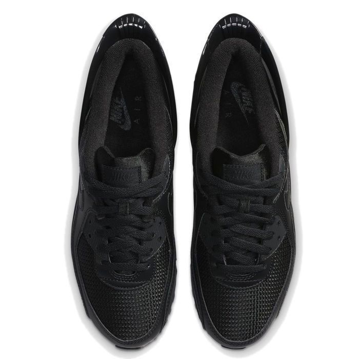 air max 90 leather triple black