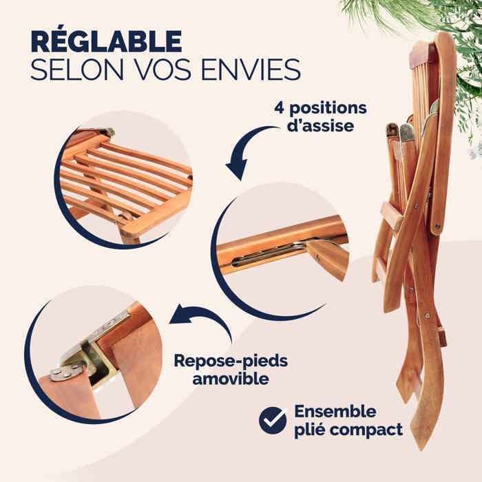 Test : chaise longue double Casaria - confort et style en extérieur Test : chaise longue double Casaria - confort et style en extérieur