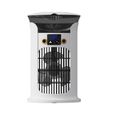 Mini climatiseur/humidificateur/ventilateur de bureau portable et silencieux, blanc, avec brumisateur rafraîchissant HUMIDIFICATEUR
