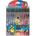 12 feutres de coloriage - 15 crayons de couleur - Assortiment - Color'Peps Monster - Maped-0
