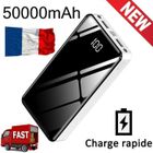 FUNSEE®Batterie Externe portable 50000mah charge rapide power bank, batterie chargeur mobile pour tous les téléphones - blanc