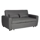 HAPPY GARDEN Canapé convertible MATT 2 places gris