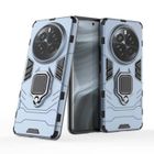 HTDMOBILES Coque pour Realme 12 Pro et 12 Pro+ Plus 5G - housse etui rigide anti choc + film ecran - BLEU FONCE