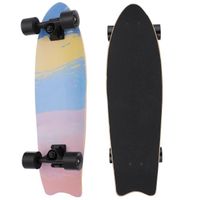 Skateboard Complet 27 pouces Planche à Roulettes avec Roulements ABEC-11 pour Enfants, Débutants Ado et Adultes - Rose Bleu
