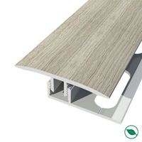 barre de seuil + base joint dilatation aluminium coloris (73) Chêne blanc gris Long 90 cm larg 3,5cm Ht 1,5cm FORESTEA Dimensions