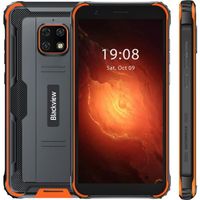 Smartphone Robuste Blackview BV4900s 32Go 5.7" 5580mAh Batterie IP68 étanche Téléphone portable pas cher Double Sim 4G GPS - Orange