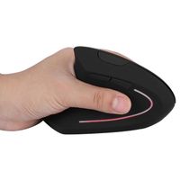 Dioche Souris gauche Souris de chargement sans fil souris souris verticale ergonomique gauche sans fil optique pour ordinateur