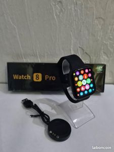 Montre connectée sport Smart Watch 8 Pro Noir Montre intelligente connect