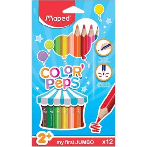 CRAYON DE COULEUR Maxi Crayons de Couleur Color'Peps - Premiers Cray
