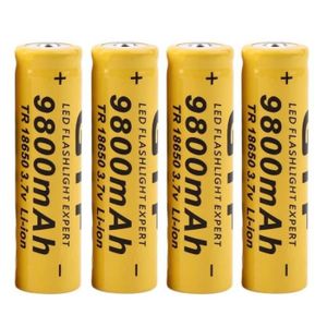 2x 18650 2200 mAh 3.7 V Li-ion Pile Batterie Pour DEL Lampe De Poche Vélo Lumière