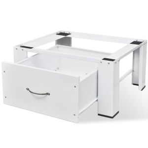 Meuble Pour Machine A Laver Et Sechoir Socle Lave Linge Achat Vente Pas Cher
