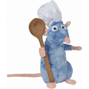 Disney Ratatouille Peluche Remy avec toque et fromage, 25cm - Disney  Ratatouille - Marques 