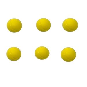 Balle de tennis en mousse jaune Ø6,3cm x3