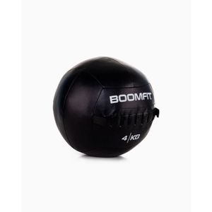 MEDECINE BALL Médecine Ball - BOOMFIT - Wall Ball 4kg - Noir - Crosstrainning - Intensif - Adulte