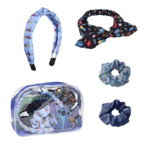 BARRETTE - CHOUCHOU chouchou Stitch Set d'accessoires à cheveux élasti